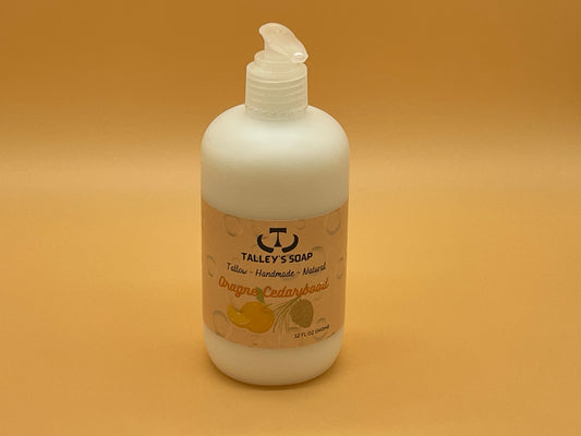 Orange Cedarwood Liquid Soap