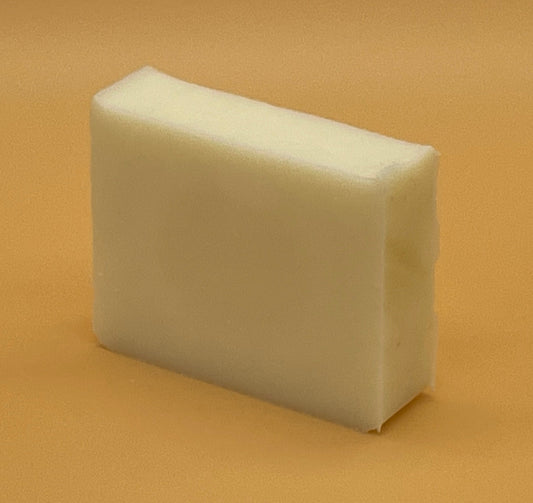 Handmade Unscented Bar Soap - tallowbased, additive-free soap bar for sensitive skin- side view