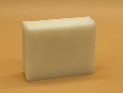 Handmade Unscented Bar Soap - tallowbased, additive-free soap bar for sensitive skin- front view