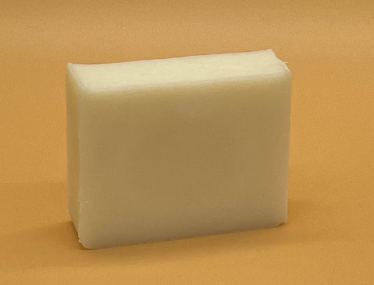 Handmade Unscented Bar Soap - tallowbased, additive-free soap bar for sensitive skin- front view