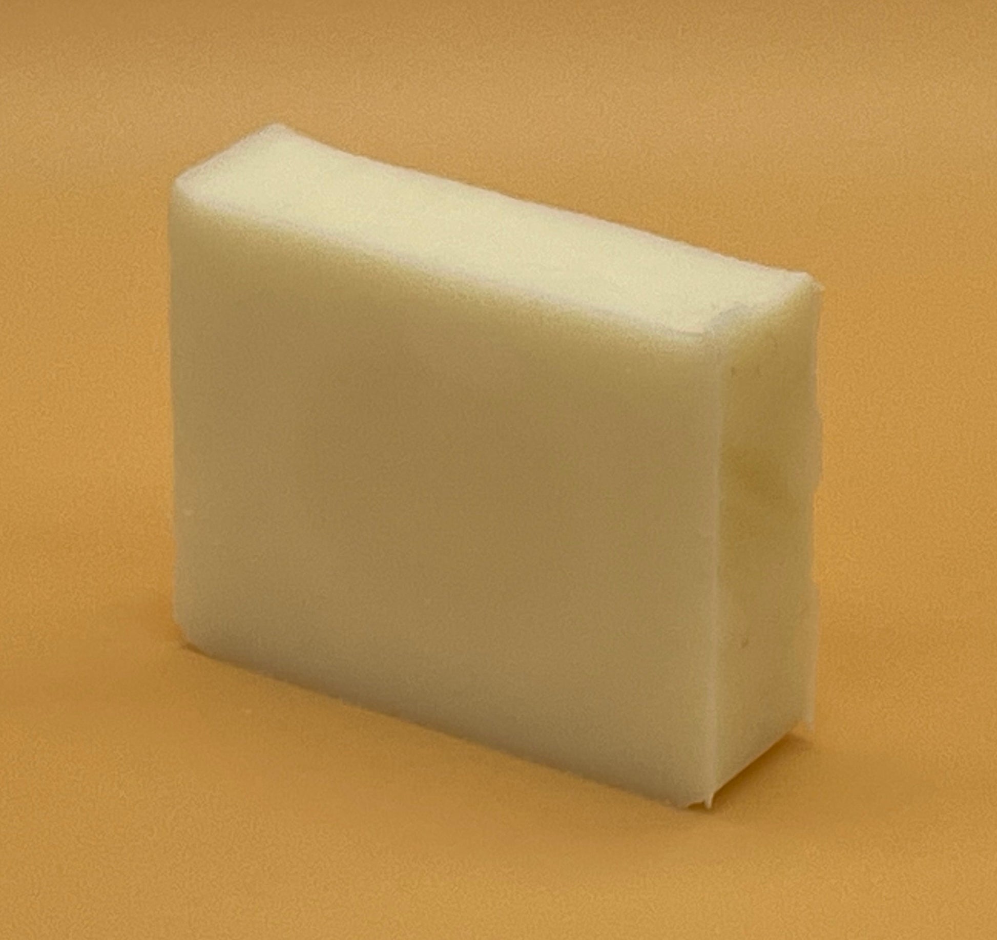 Handmade Unscented Bar Soap - tallowbased, additive-free soap bar for sensitive skin- side view
